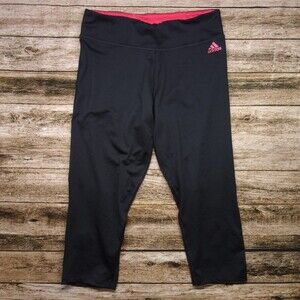 Adidas Women's Size Medium Climalite Cropped Leggings #2119